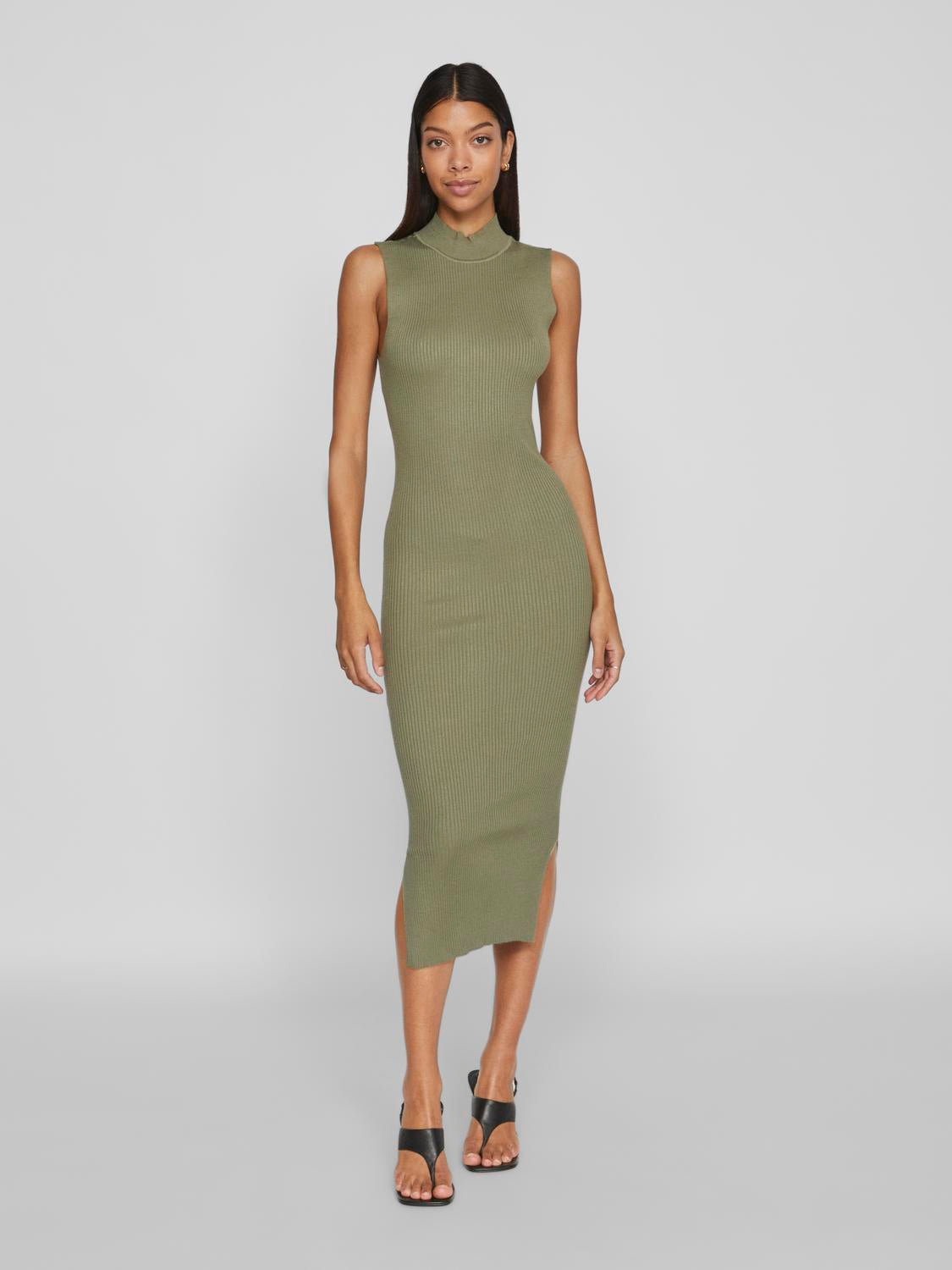 VISTYLIE Dress - Oil Green