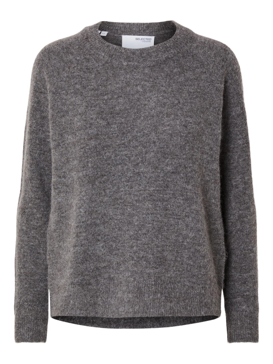 SLFLULU Pullover - Medium Grey Melange