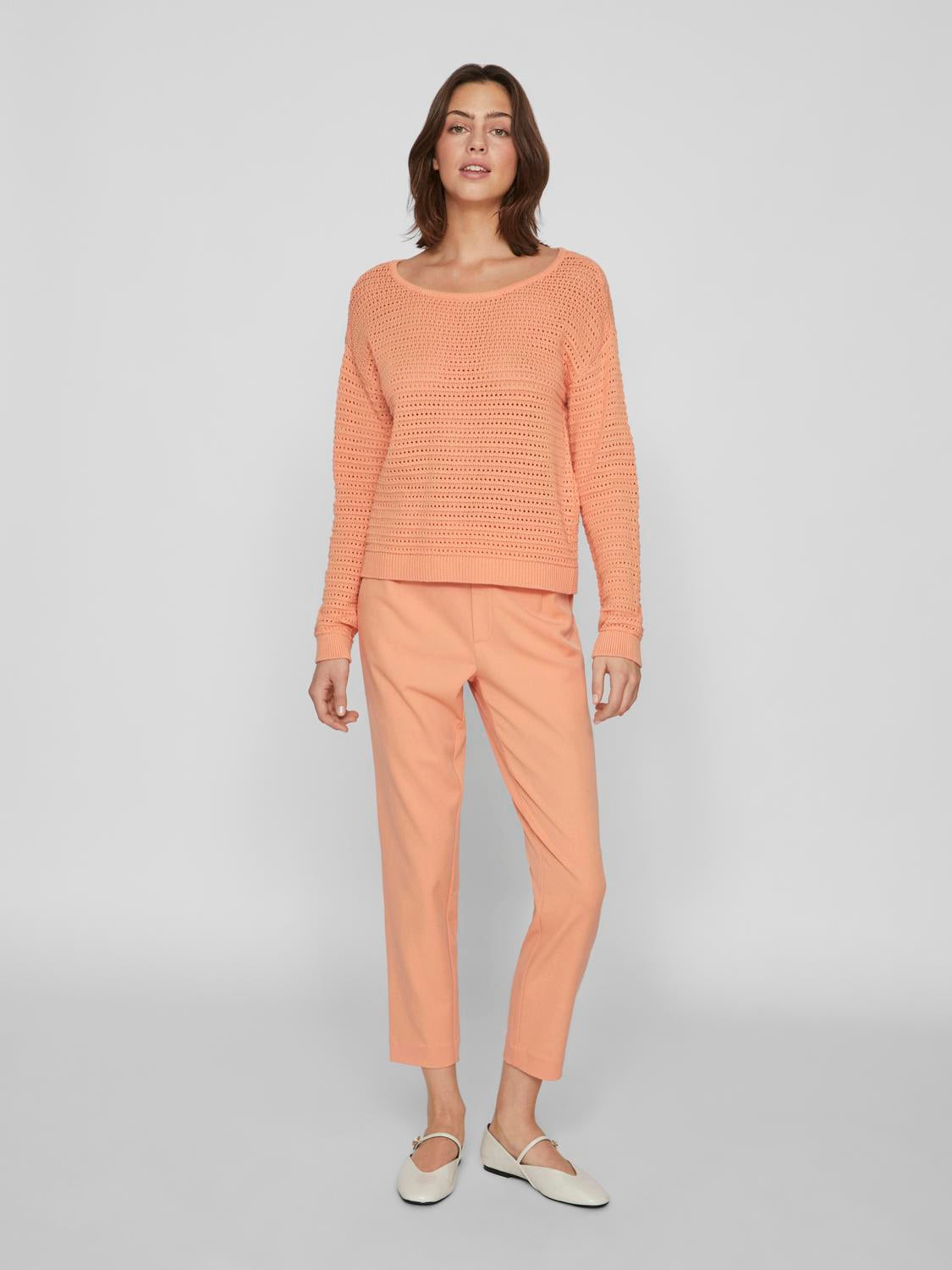 VIBELLISINA Pullover - Shell Coral